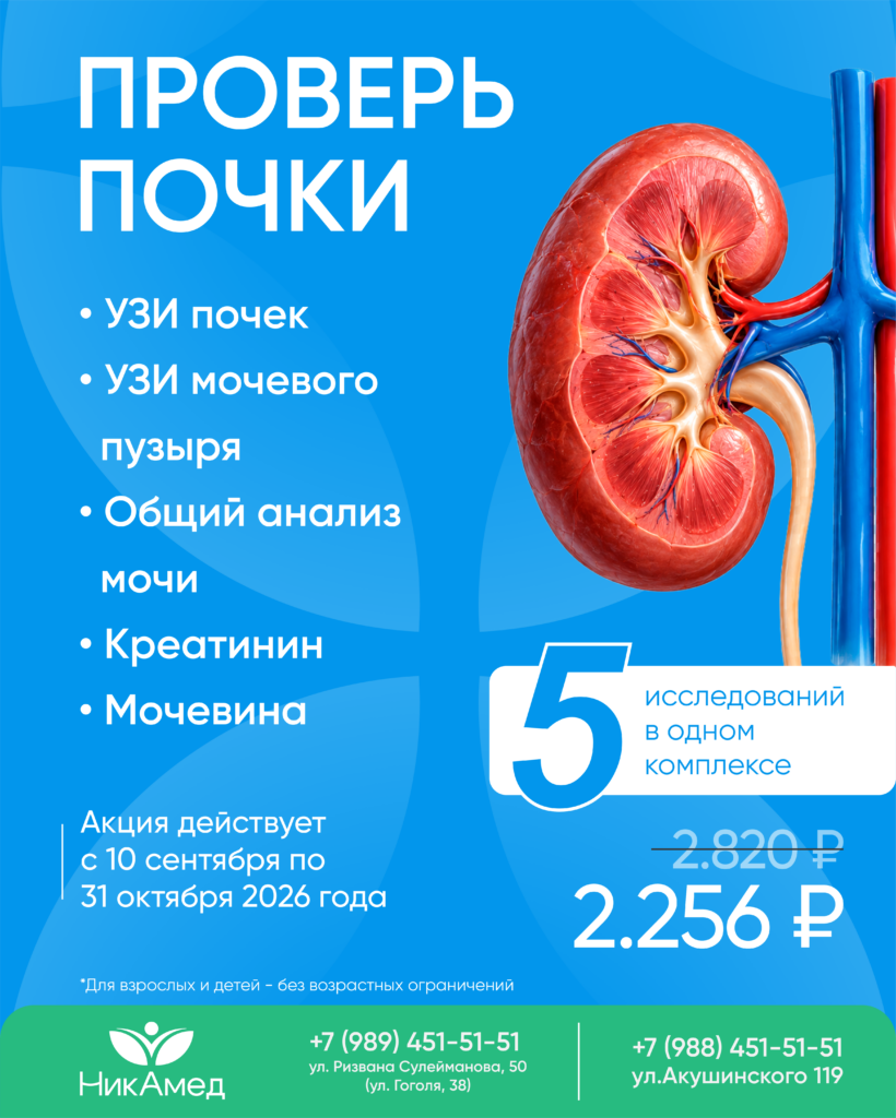 Проверь почки — НикАмед